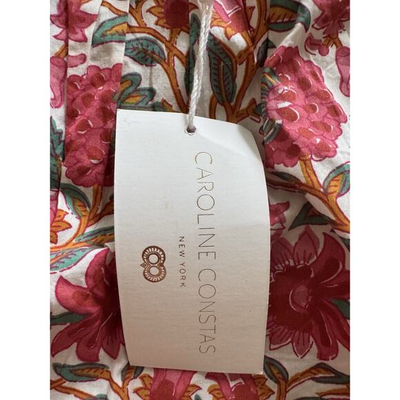 Caroline Constas Strawberry Dress New York Print Flutter Sleeve Mini XS X Small - Picture 7 of 8
